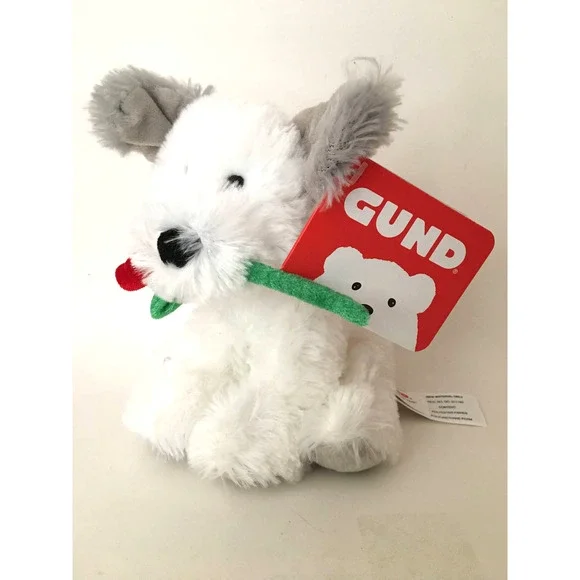 Gund Puppy Dog Plush Red Rosebud Demarco Chatter NWT - Picture 2 of 4